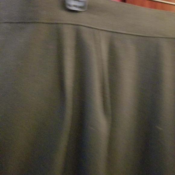 VGUC Women's Kasper II Black Wool Skirt 22 - Picture 2 of 4